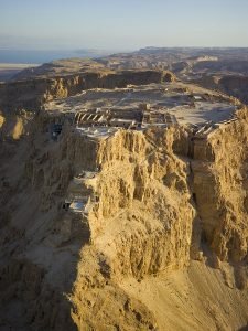 Plateau-of-Masada-overlooking-the-Dead-Sea